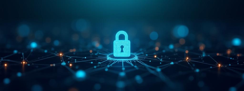 Sicherheit und Datenschutz Illustration